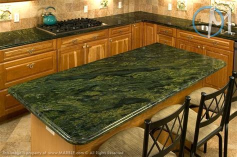 Verde Matisse Granite Countertop | Green countertops, Green granite countertops, Marble ...