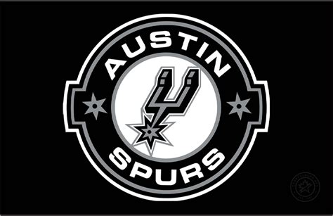 Austin Spurs Logo - Primary Dark Logo - NBA Gatorade League (G-League ...