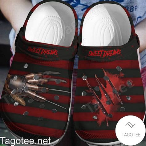 Freddy Krueger Costume Sweet Dream Crocs Clogs - Tagotee