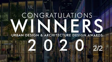 Winners Urban Design & Architecture Design Awards 2020 2/2 ...