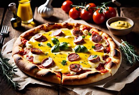 Pizza à l'andouillette et sauce moutarde : recette originale et astuces