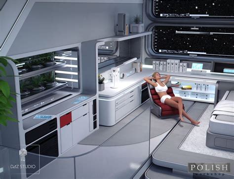 Space Station Living Quarters | Spaceship interior, Star citizen ...