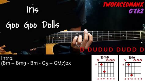 Iris - Goo Goo Dolls (Guitar Cover With Lyrics & Chords) - YouTube