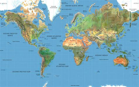 Mapa Fisico Del Mundo En Los Colores Del Mapa Politico Del Mundo Images ...