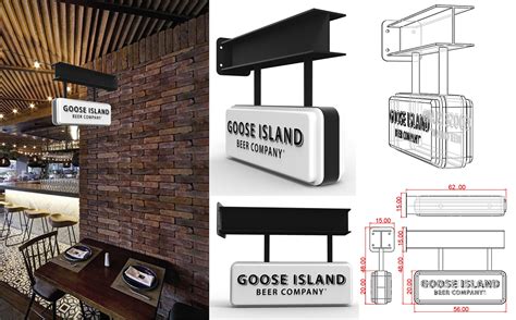 GOOSE ISLAND BEER COMPANY ILLUMINATED SIGNS on Behance