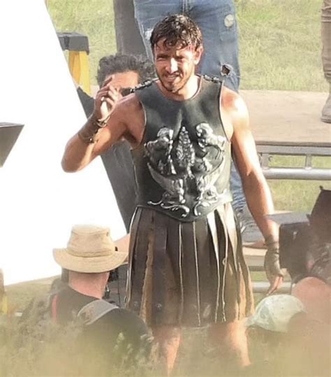 Paul Mescal on the set of Gladiator II : r/Gladiator