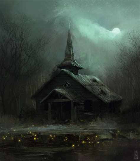 Eerie Night by Magdalena Płoszkiewicz : r/ImaginaryDwellings