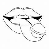 Pop Art Lip Coloring Pages See More Ideas About lips lip art sketch template