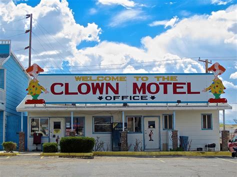 Clown Motel, “ghost town” of Tonopah, Nevada - This Belongs in a Museum