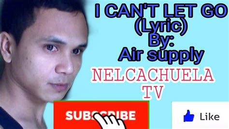 I can't let go (lyrics)Air supply - YouTube