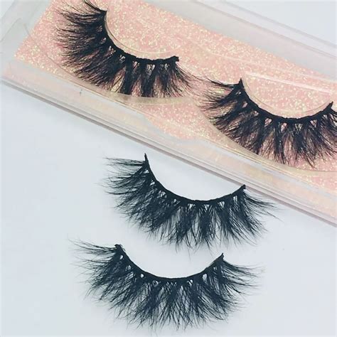 100% Mink Eyelashes False Eyelashes Crisscross Natural Fake lashes ...