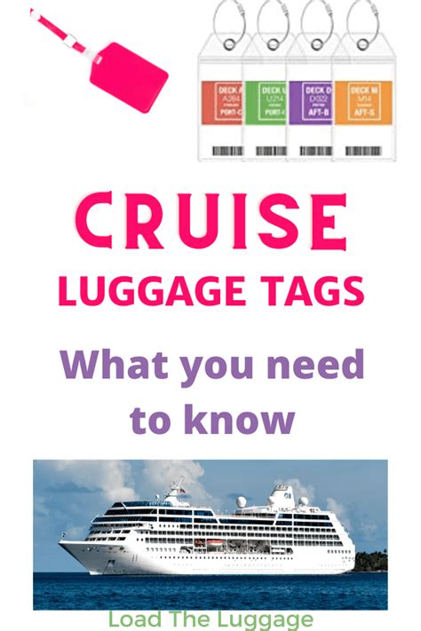 Cruise Luggage Tags -What You Need To Know - Load the Luggage