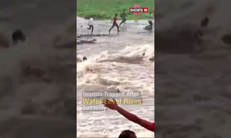 50 Tourists Trapped At Mahadev Waterfall In MP After Water Level Rises ...