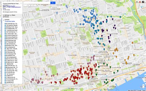 Toronto Condos Map | Toronto Condos For Sale by Yossi Kaplan, MBA