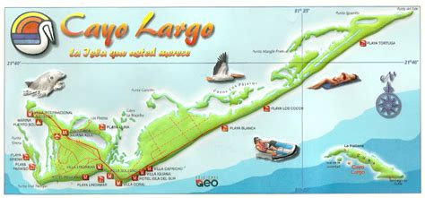 My Favorite Views: Cuba - Cayo Largo Map on Raised Image Postcard