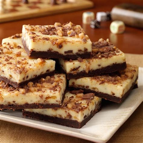 Toffee Cheesecake Bars Recipe | Taste of Home