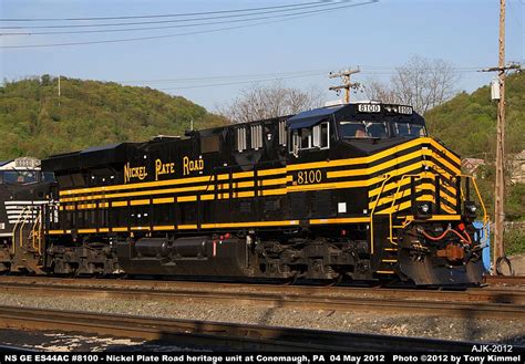 NS GE ES44AC #8100 Nickel Plate Road Heritage Unit Photo Page