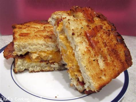 Chicken Bacon Ranch Grilled Cheese Sandwich - Whats Cooking Love?