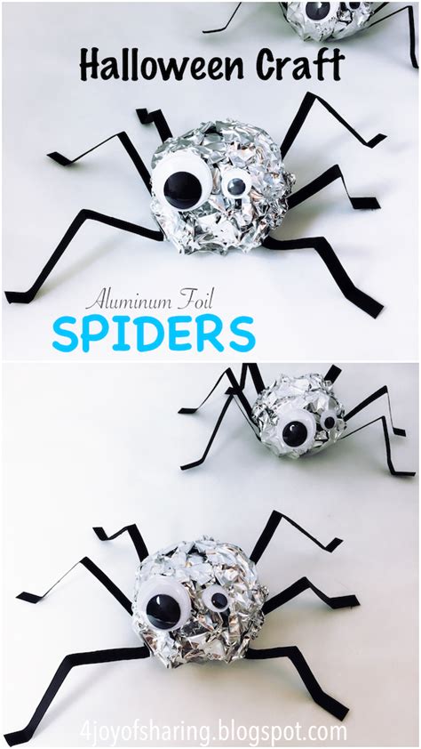 Halloween Spider Craft - The Joy of Sharing