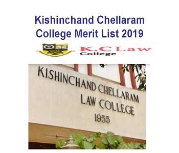 Kishinchand Chellaram College Merit List 2019 2nd Phase KC Mumbai Merit ...