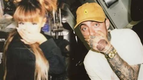 Ariana Grande & Mac Miller Get New Tattoos Together? - YouTube