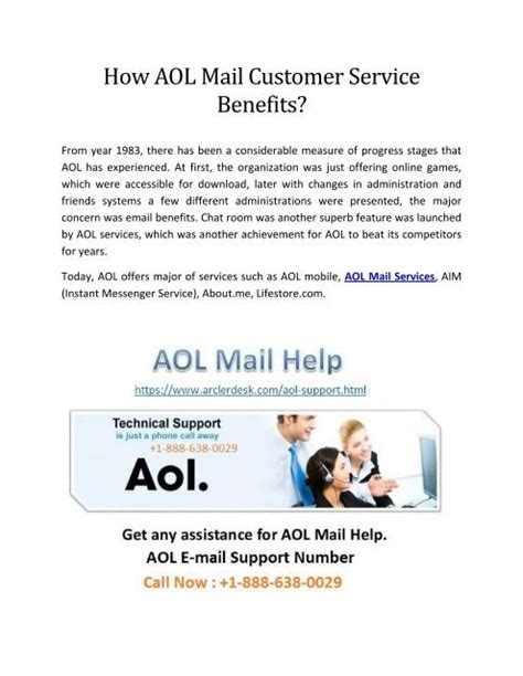 AOL mail customer service