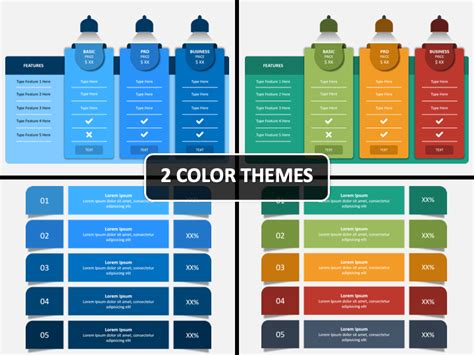 Table Infographics for PowerPoint and Google Slides - PPT Slides