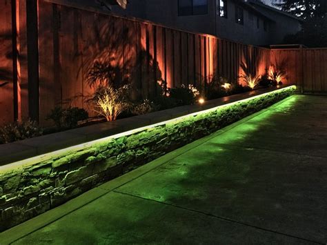 RGB LED Strip Landscaping Lights - Contemporary - Garden - Seattle - by ...