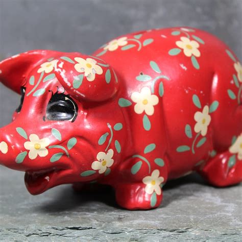 Vintage Piggy Bank - Etsy