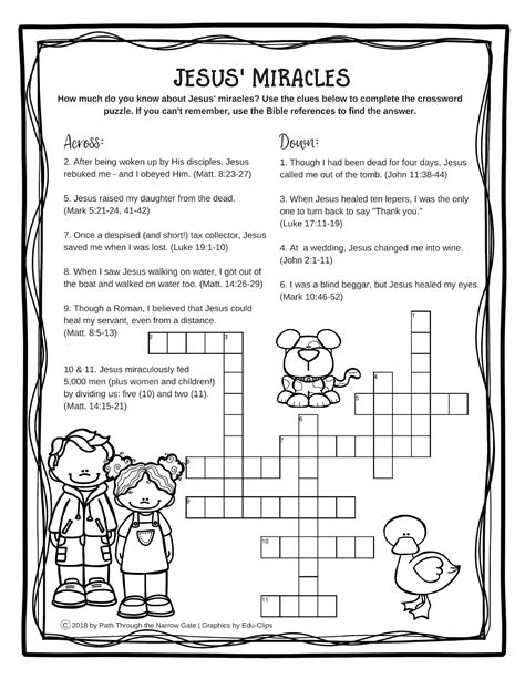 Printable Worksheets Miracles Jesus | Peggy Worksheets