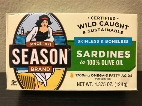 Season Wild Caught Sardines in Olive Oil - Harvey @ Costco