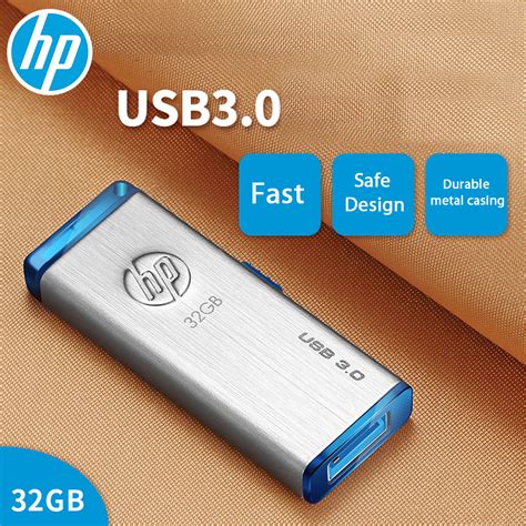 HP USB 3.0 Waterproof metal usb Flash Drive 32GB Flash Disk 64GB 128GB Pen Drive Pendrive Memory ...