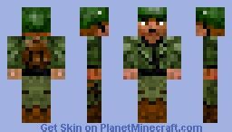 World War II Soldier Minecraft Skin