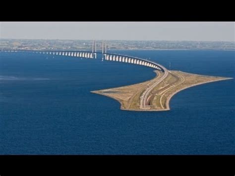 SWEDEN & DENMARK: Øresund Bridge and tunnel - YouTube