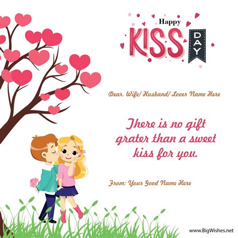 Kiss Day Love Wishes Quotes Images & Cards For Girlfriend