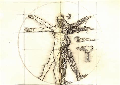 Vitruvian Man Sketch at PaintingValley.com | Explore collection of Vitruvian Man Sketch