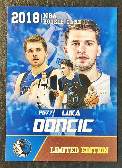 2018 Rookie Gems Luka Doncic Rookie Custom Card Mint | Etsy