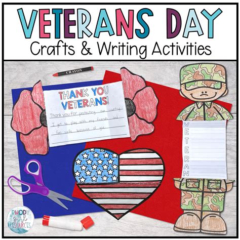 Veterans Day Writing Crafts - Rhody Girl Resources