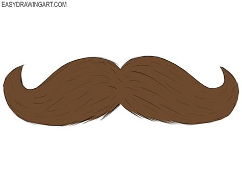 How to Draw a Mustache | Easy drawings, Drawings, Basic drawing