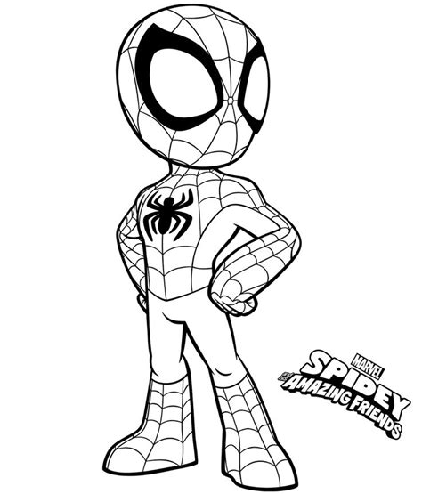 Marvel Spidey And His Amazing Friends Coloring Pages Printable Pdf - Coloringfolder.com ...