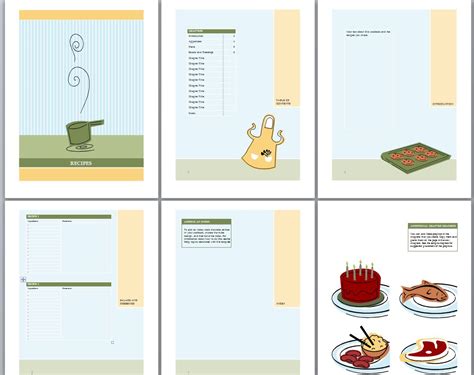 Cookbook Template | Recipe Book Template