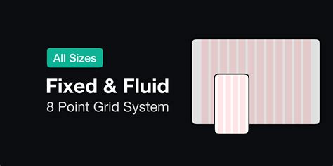 8 Point Layout Grid System Fixed & Fluid | Figma