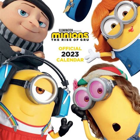 Minionki 2023 Kalendarz Ścienny - 12791608749 - oficjalne archiwum Allegro