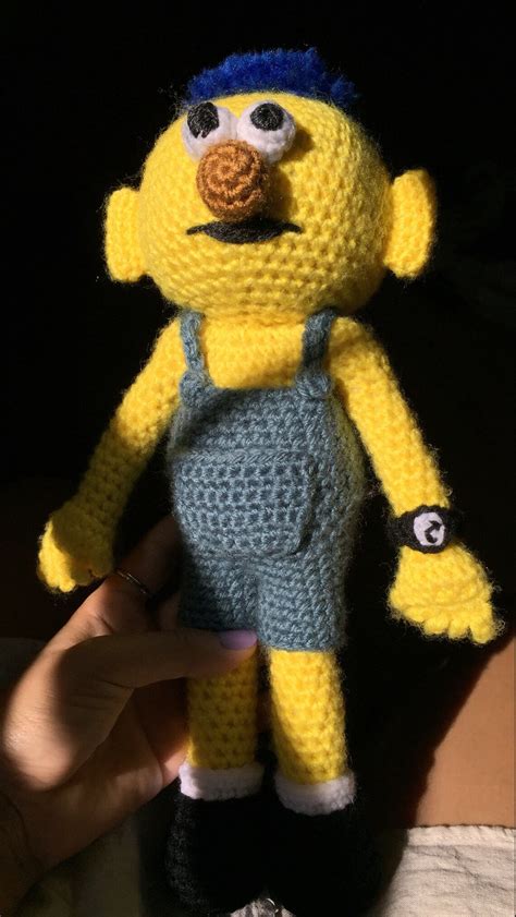 PDF PATTERN Don't Hug Me I'm Scared: Yellow Guy - Etsy