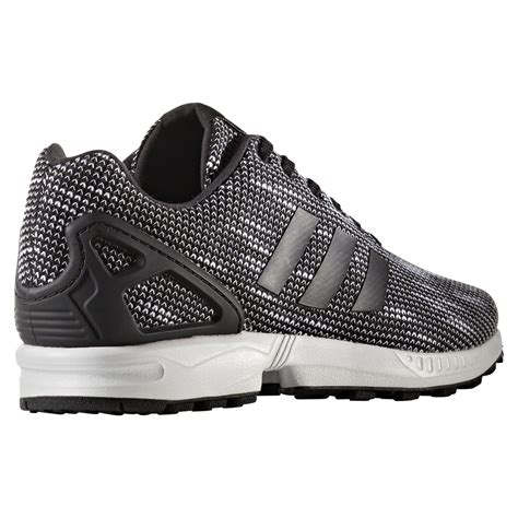 adidas ORIGINALS ZX FLUX TRAINERS BLACK SNEAKERS SHOES MEN'S TORSION 3 ...