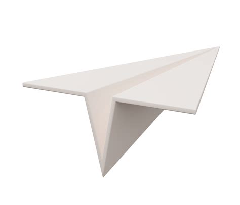 paper plane 3d 21456479 PNG