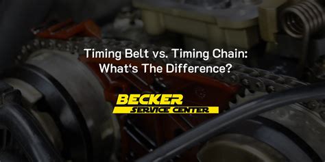 Timing Belt vs. Timing Chain: What’s the Difference? – Becker Service Center | Auto Repair in ...