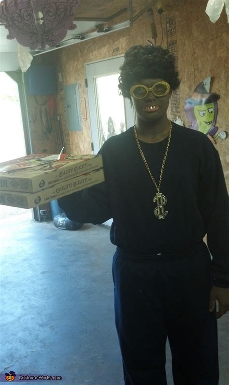 Blue Streak Pizza Delivery Man Costume