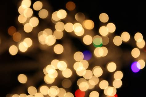 Blurred Christmas Lights White Picture | Free Photograph | Christmas lights background ...