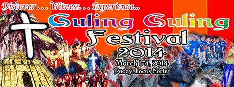 Byahero: Guling Guling Festival 2014 Calendar of Activities | Paoay ...